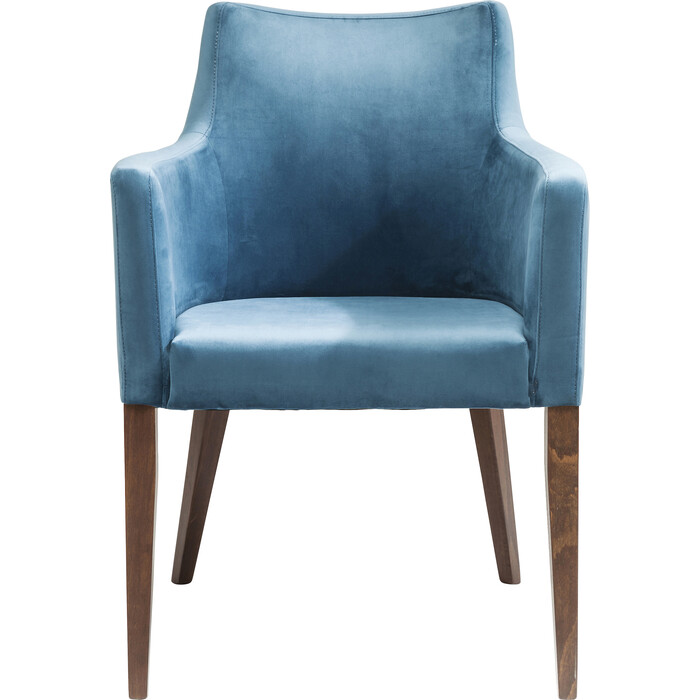 Chair with Armrest Mode Velvet Petrol