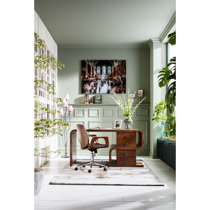 Desk Soft Snake Walnut 150x70cm
