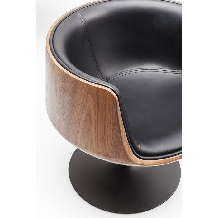 [82994] Kerusi Berputar Club Walnut - 3