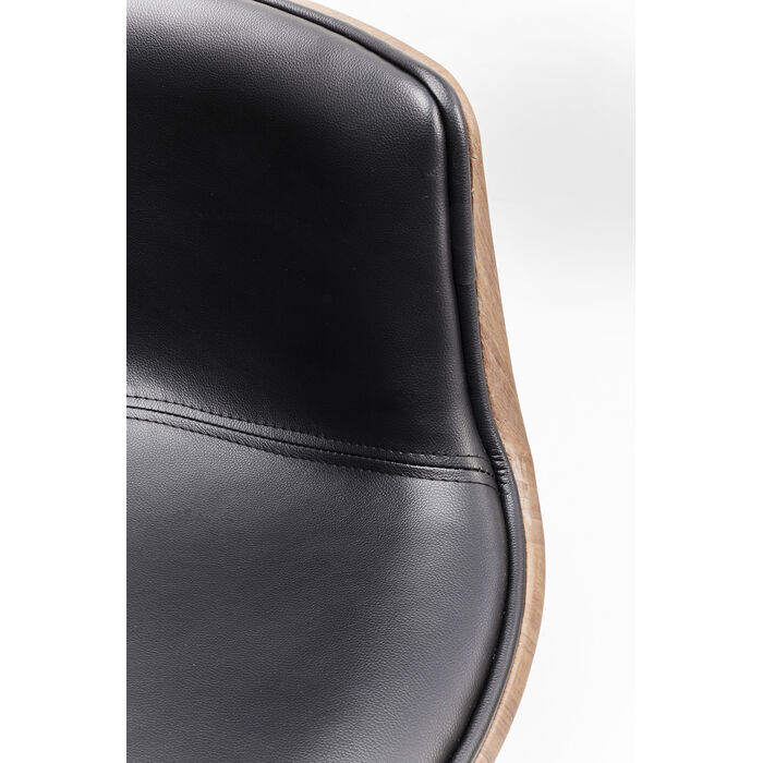 [82994] Kerusi Berputar Club Walnut - 4