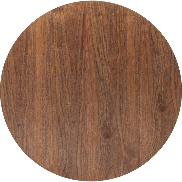 [82998] Table Top Invitation Round Walnut Ø90cm