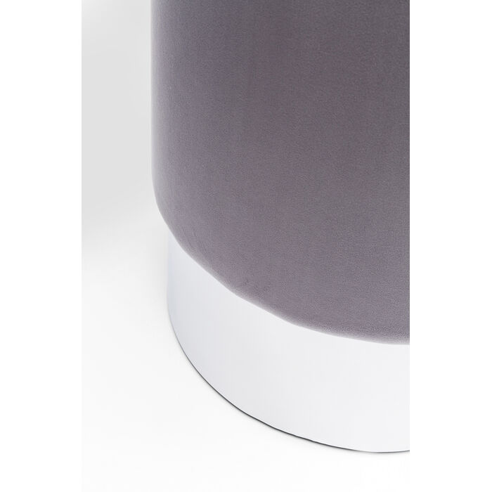 [83122] Stool Cherry Light Grey Silver Ø35cm - 3