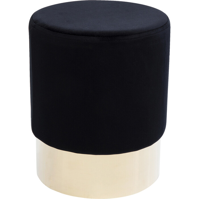 [83142] Stool Cherry Black Brass Ø35cm