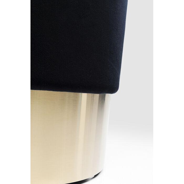 [83142] Stool Cherry Black Brass Ø35cm - 3