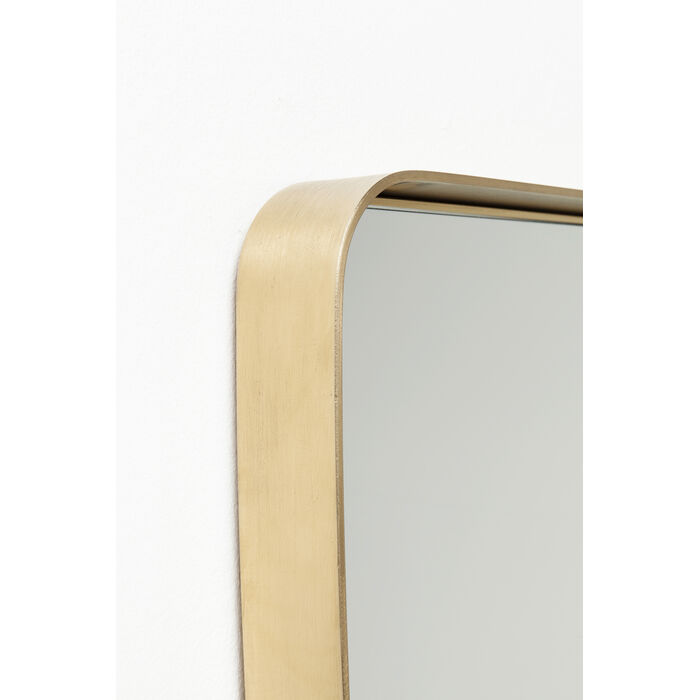 [83190] Divar güzgüsü Curve Brass 80x120cm - 4