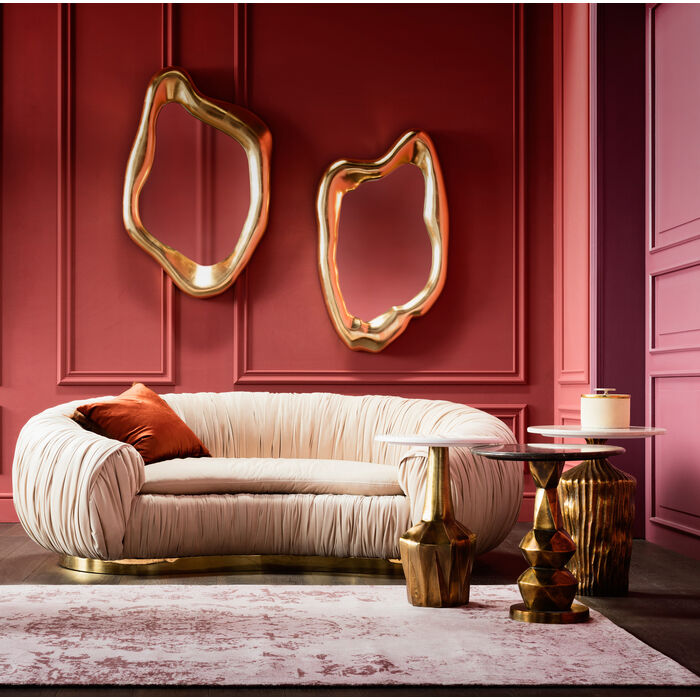 [83206] Miroir Hologram doré 119x76cm - 2
