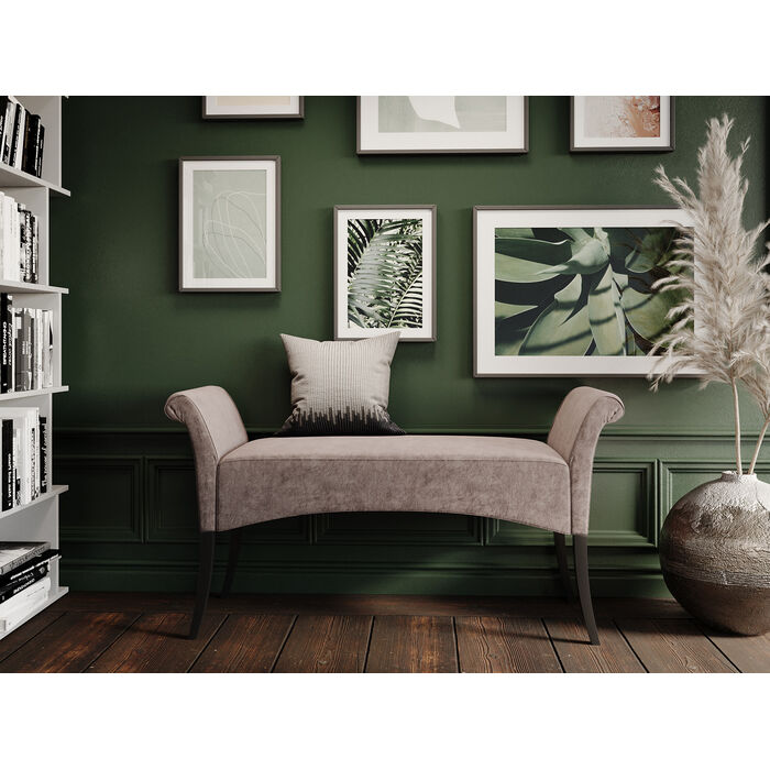 Bench Motley Velvet Silvergrey