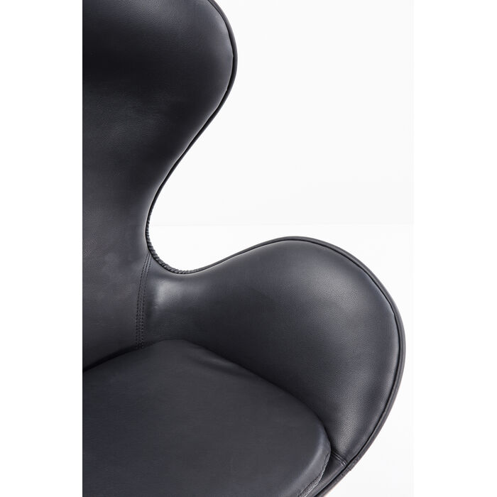 [83346] Fauteuil pivotant Lounge noir-noyer - 4