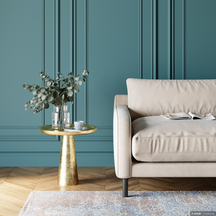 Side Table Plateau Uno Brass Ø45cm