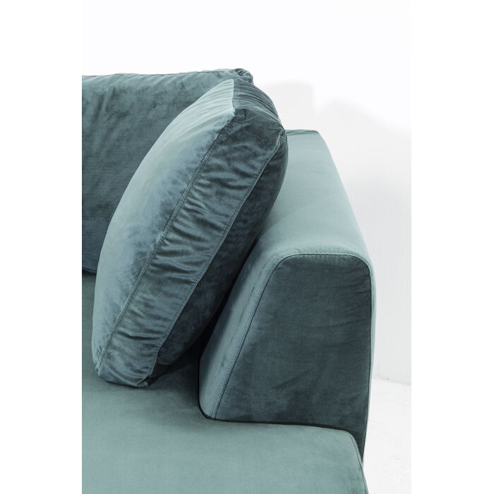 [83569] Sofá esq Gianni Velvet verde oscuro dcha negro - 3