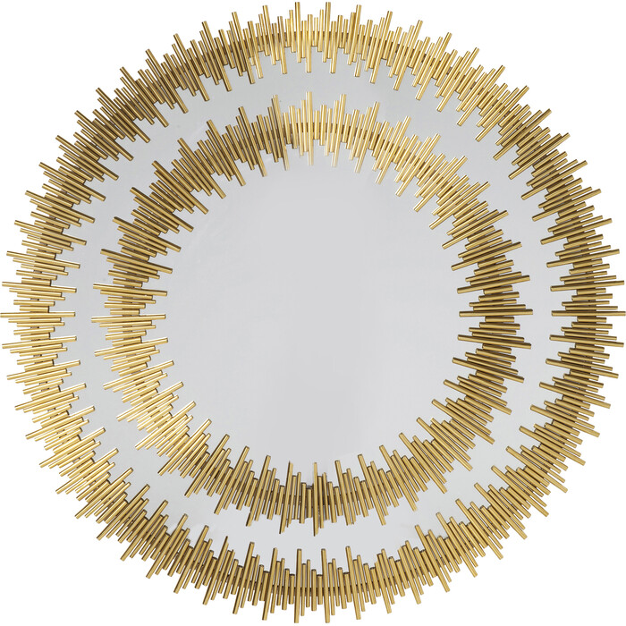 [83573] Mirror Solare Gold Ø132cm