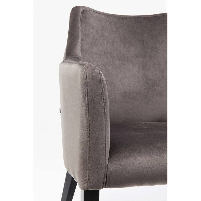 [83580] Chaise a. acc. Black Mode gris - 3