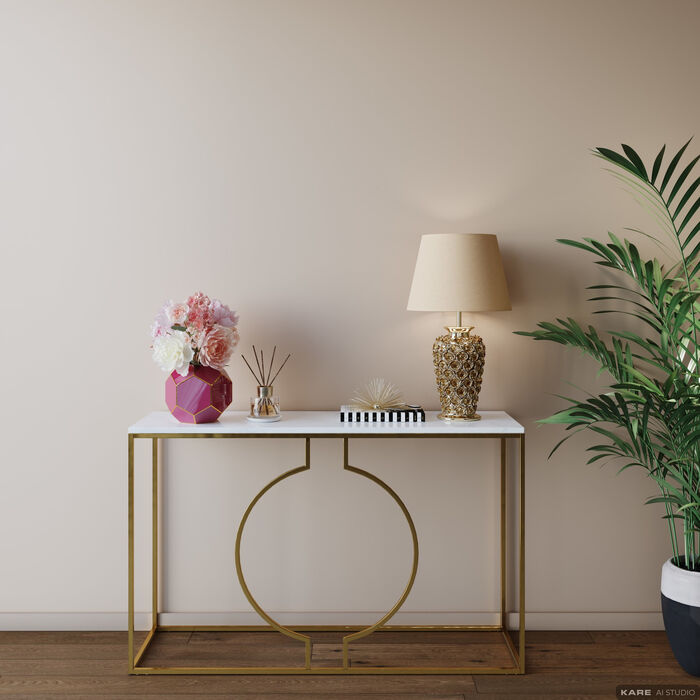 [83851] Κονσόλα Miami Loft Gold 120cm - 4