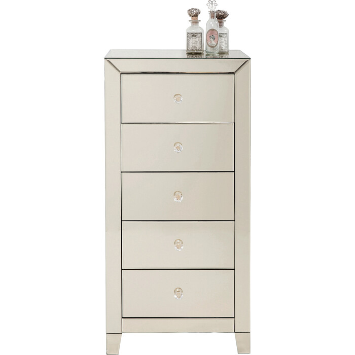Cómoda alta Luxury Pearl 5 caj