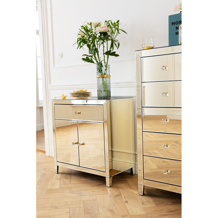 [83893] Bufet înalt Luxury Pearl 5 Sertare - 2