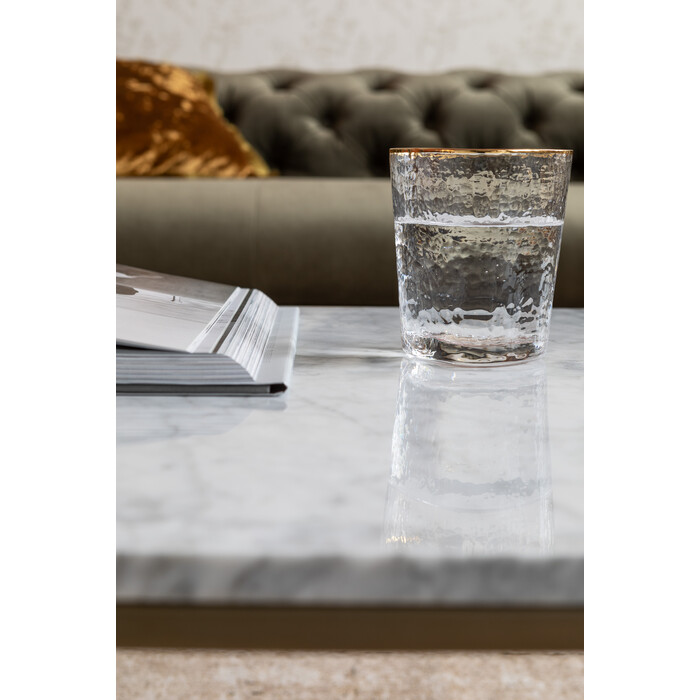 [83973] Table basse Key West doré 120x60cm - 2