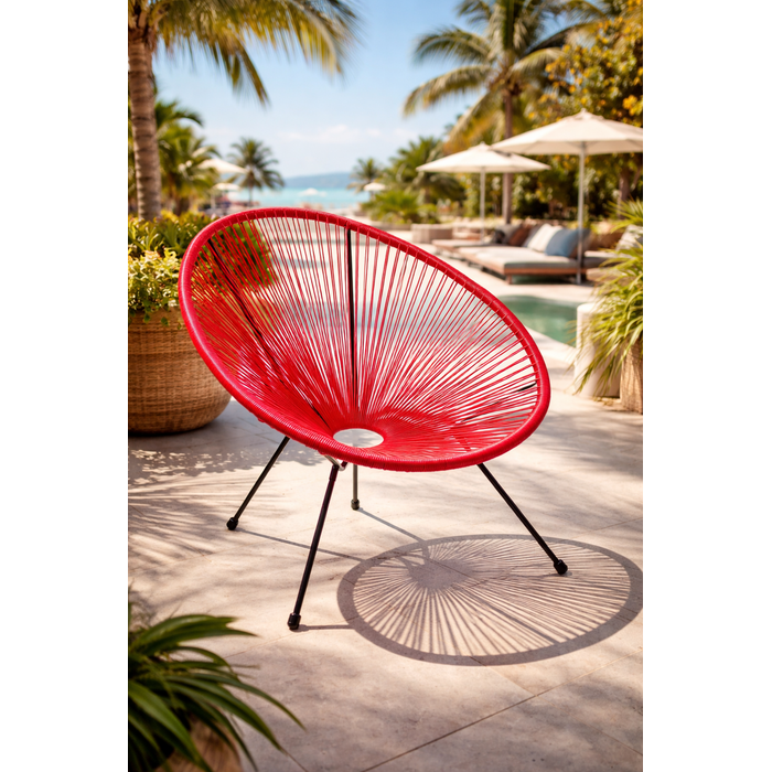 [83987] Fauteuil Acapulco cherry - 1
