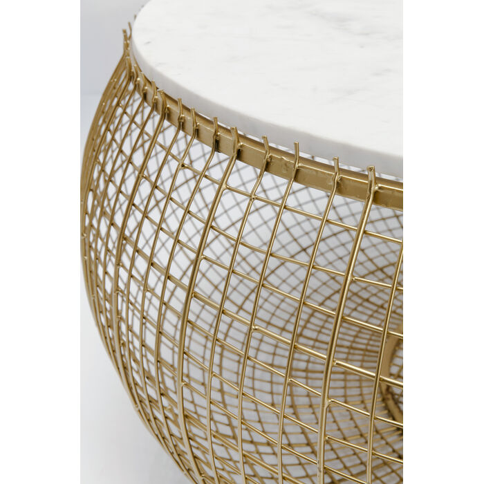 [84062] Table basse Cesta Marble doré Ø100cm - 3