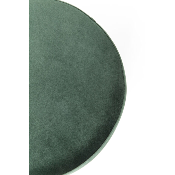 [84111] Stool Cherry Dark Green Brass Ø35cm - 3