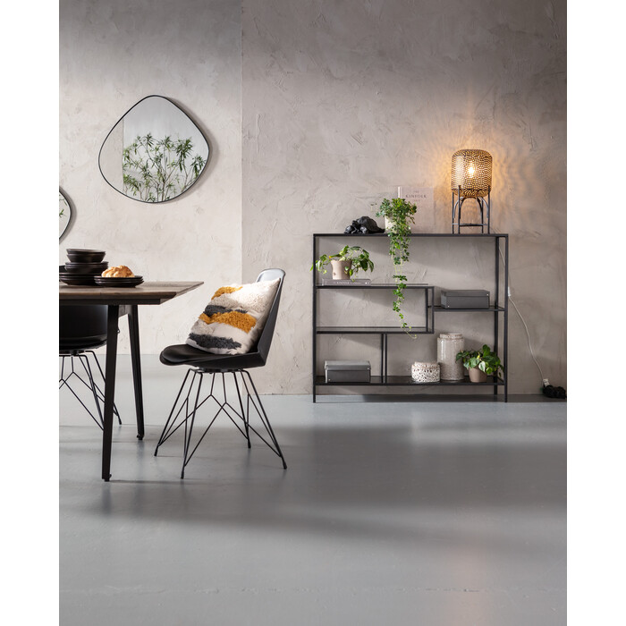 Shelf Loft Black 115x100cm