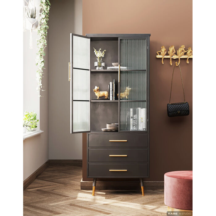 [84139] Cabinet La Gomera 2 Doors 3 Drawers - 7