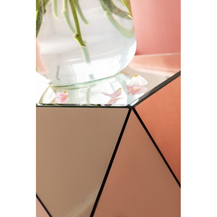 [84156] Table d'appoint Luxury Triangle Pearl 32x32cm - 2