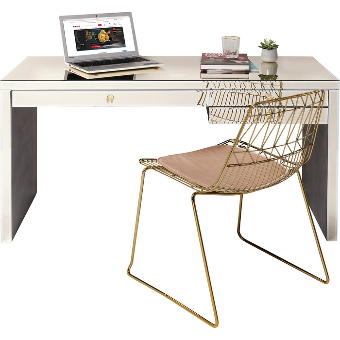 Desk Luxury Pearl 140x60cm