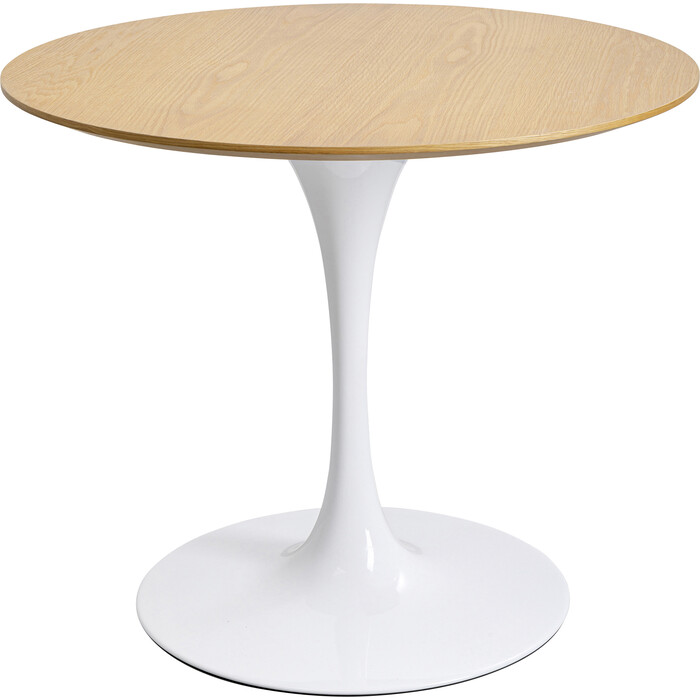 [84400] Table Invitation Set chêne blanc Ø90cm
