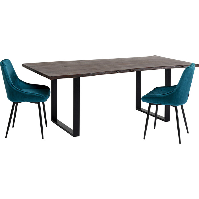 Mesa Harmony oscuro negro 160x80