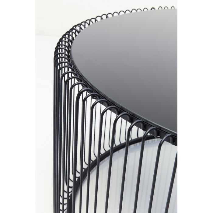 [84514] Coffee Table Wire Uno Black Ø80cm - 4