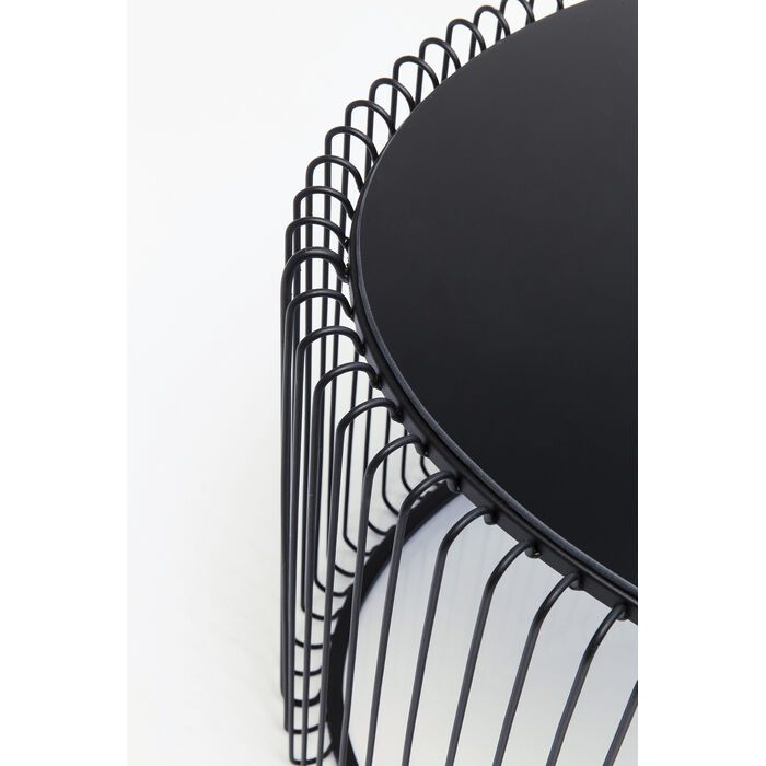 [84517] Coffee Table Wire Uno Black 60x90cm - 4