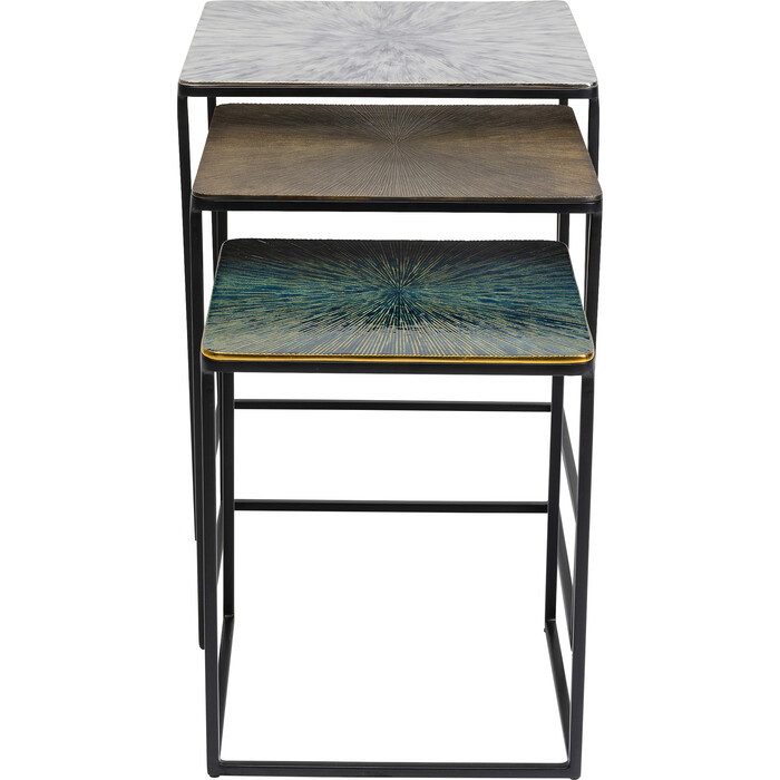 [84788] Side Table Ray Square (3/Set)
