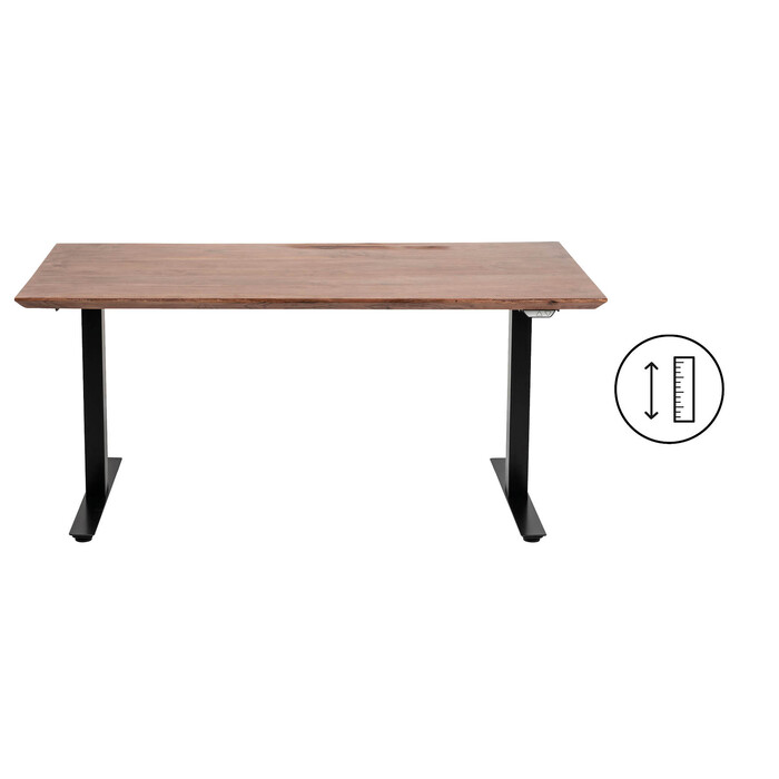 Desk Office Symphony Dark Black 160x80