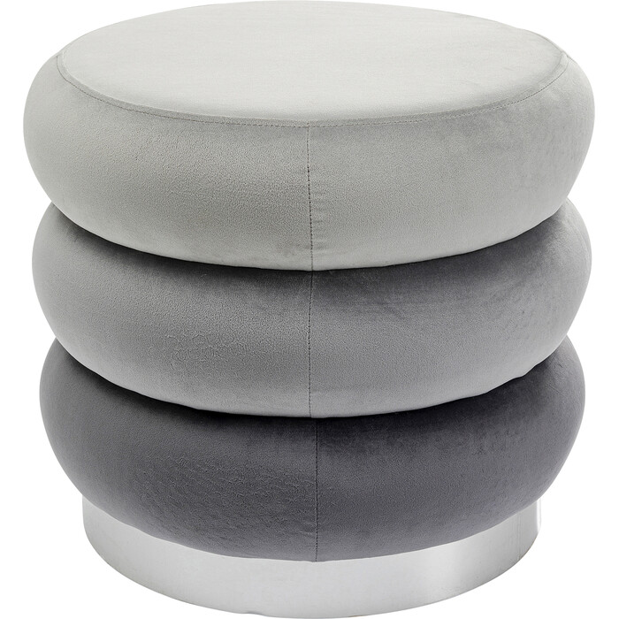 [84964] Stool Sandwich Grey Ø45cm