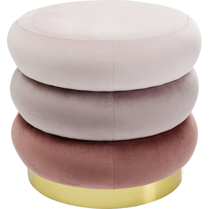 Taburete Sandwich rosa Ø45cm