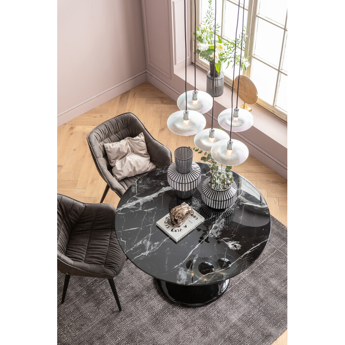 [85002] Table Solo Marble Black Ø110 - 2