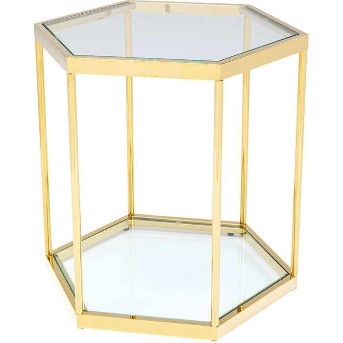 [85029] Side Table Comb Gold 55