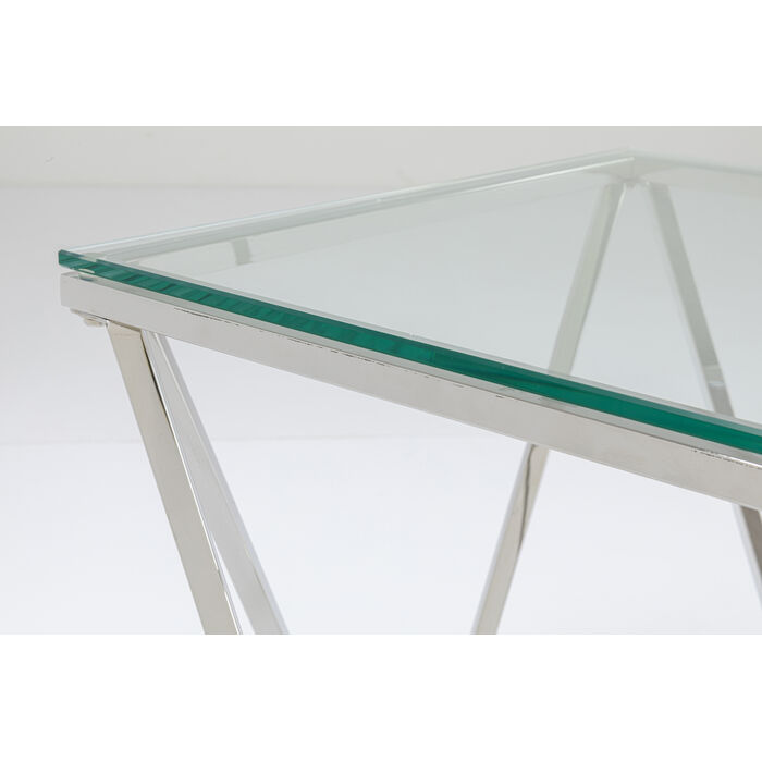 [85031] Table d'appoint Cristallo Chrome 50x50cm - 4