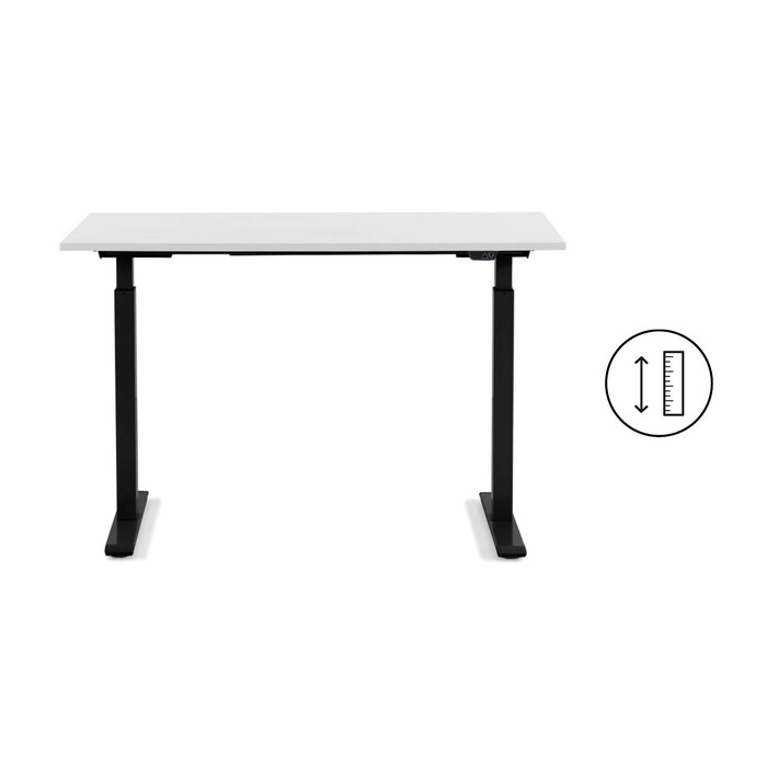Desk Office Smart Black White 140x70cm