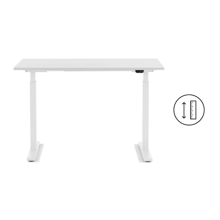 Bureau Office blanc blanc 120x60