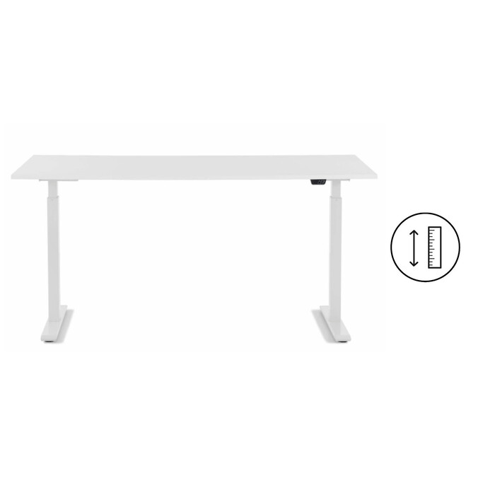 Bureau Office blanc blanc 160x80