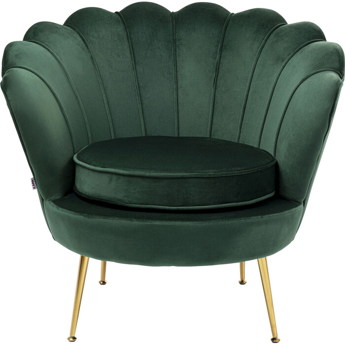 Armchair Water Lily Gold Dark Green