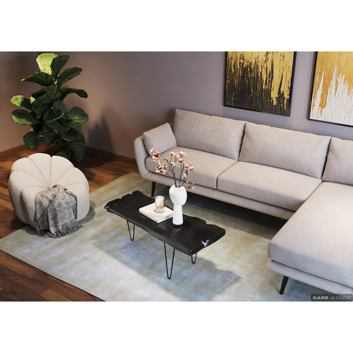 [85272] Coffee Table Aspen Black 100x40 - 2