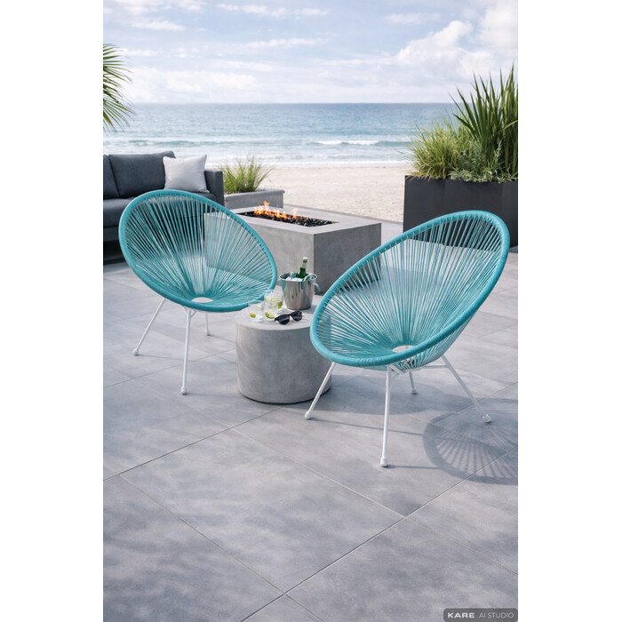 Sillón Acapulco turquesa Outdoor