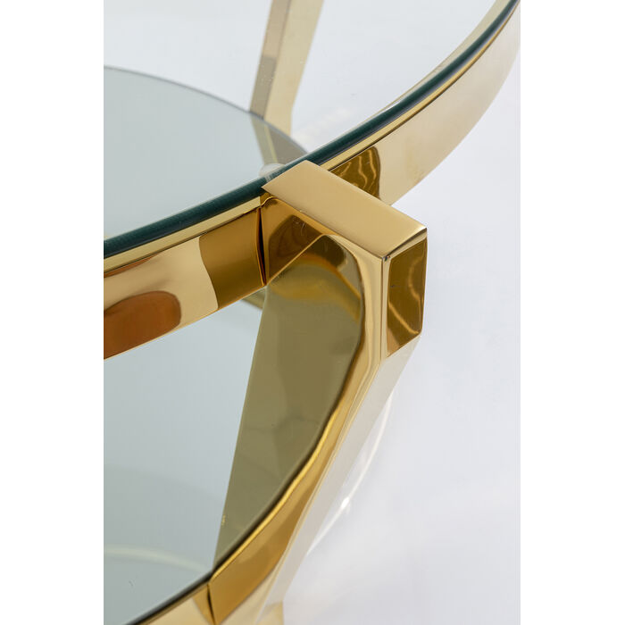 [85365] Table basse Monocolo doré Ø90cm - 4
