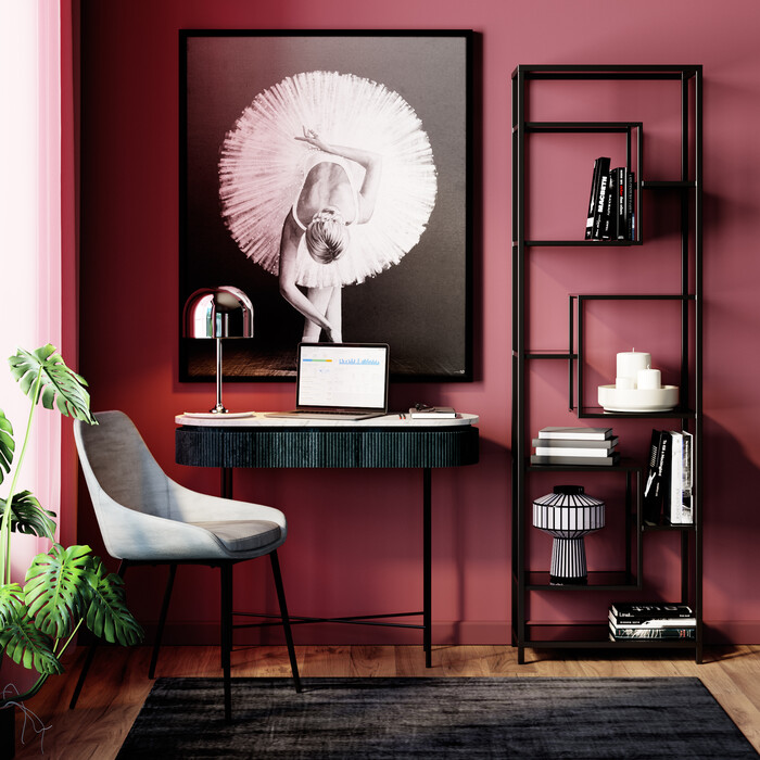 [85485] Shelf Loft Black 60x195cm - 2