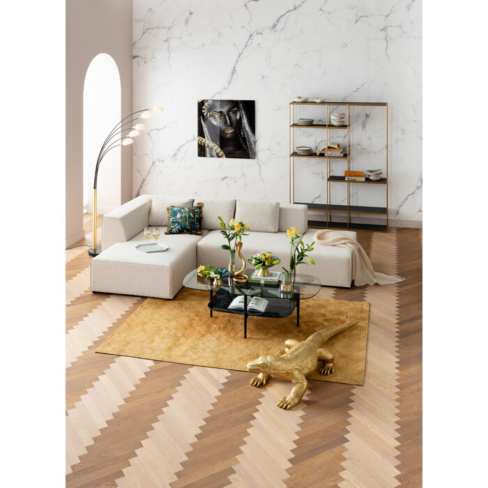 [85493] Corner Sofa Infinity Ottomane Cream Left - 1