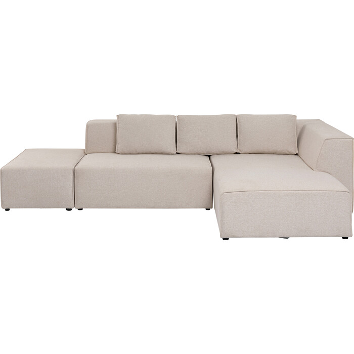 [85494] Corner Sofa Infinity Ottomane Cream Right