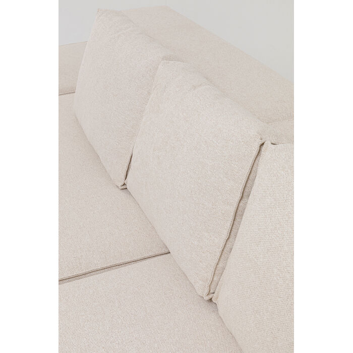 [85494] Corner Sofa Infinity Ottomane Cream Right - 4