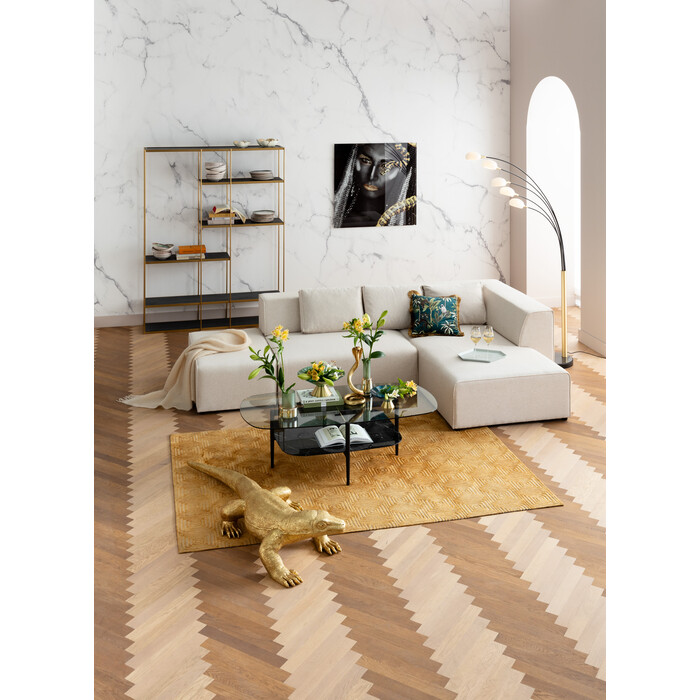 [85494] Corner Sofa Infinity Ottomane Cream Right - 1